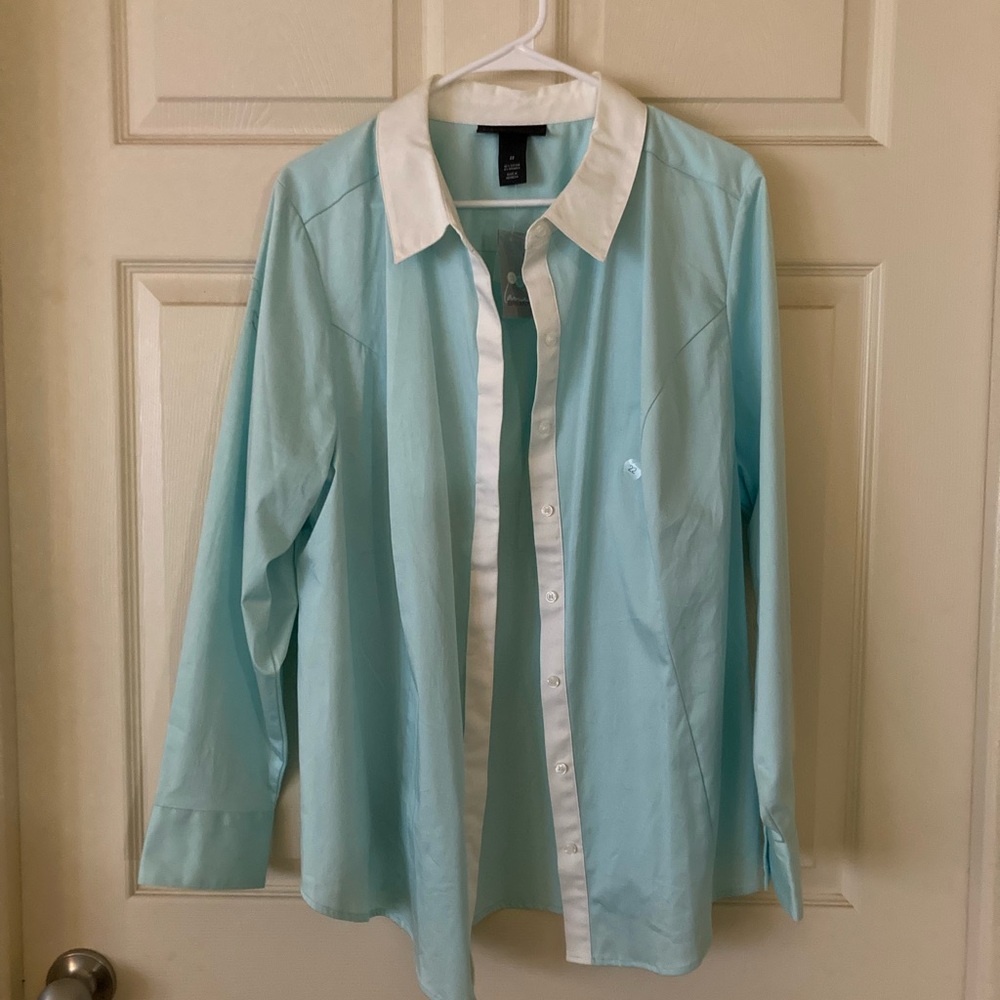 Lane Bryant Size 22 Dress Shirt